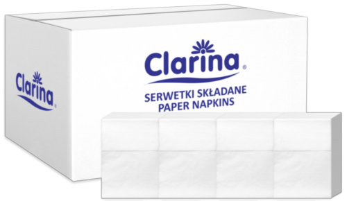 Serwetka premium do dyspenserów Clarina 17×17 cm 400 szt